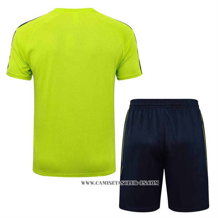 Chandal del Real Madrid 25-26 Manga Corta Verde - Pantalon Corto